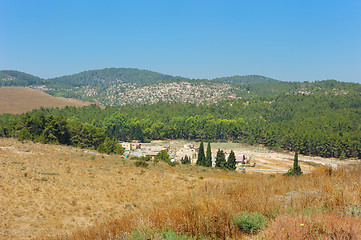 Image showing View the Carmel Valley (Israel)