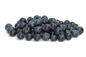 Image showing Pile of blueberries