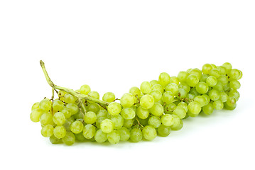 Image showing Bunch of green seedless grapes