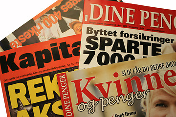 Image showing Financial magazine