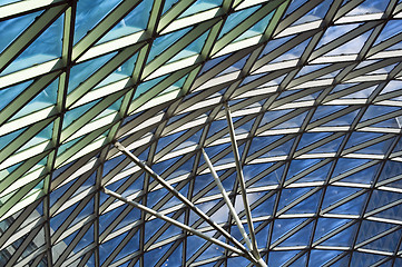 Image showing Glass roof structure.