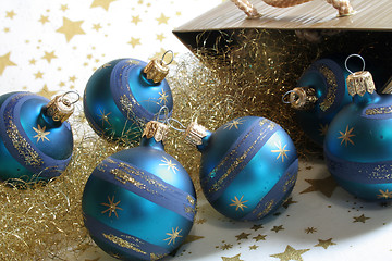 Image showing Christmas balls