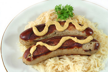 Image showing Thuringian bratwurst