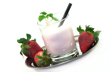 Image showing Strawberry shake