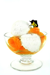 Image showing Mandarin ice cream