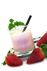 Image showing Strawberry shake