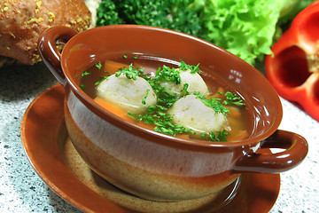 Image showing soup clear