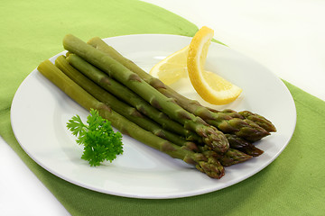 Image showing green asparagus