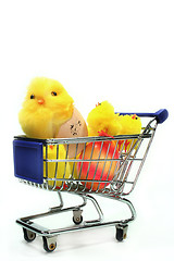 Image showing Easter shopping