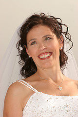 Image showing Wedding Bride Smiling