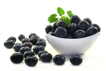 Image showing Blueberries