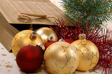 Image showing Christmas balls