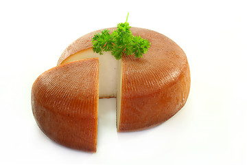 Image showing Smoked goat cheese