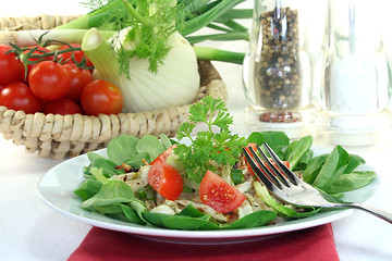 Image showing Fennel salad