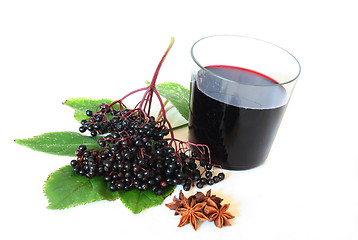 Image showing Elderberry juice