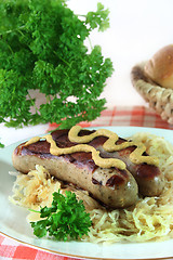 Image showing Thuringian bratwurst