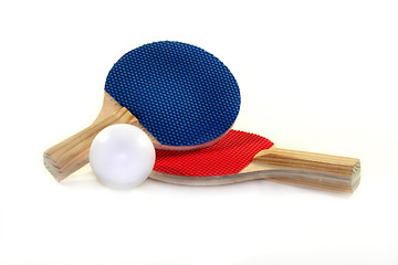 Image showing Table tennis bat