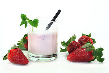 Image showing Strawberry shake