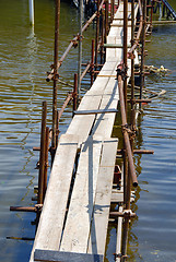 Image showing Bridge over water