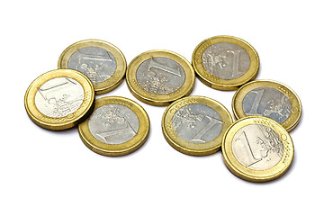 Image showing euro coins