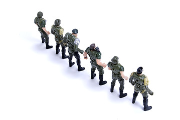 Image showing Toy soldiers    