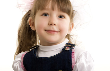 Image showing Photo of a little girl  