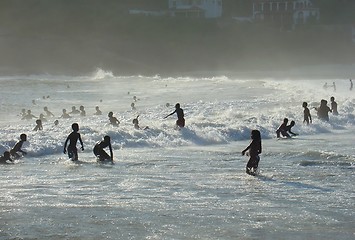 Image showing Fun in the beach