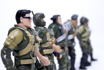 Image showing Toy soldiers    