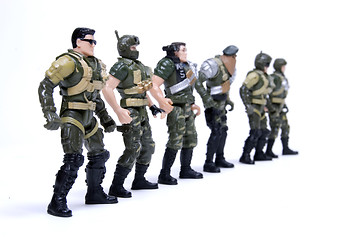 Image showing Toy soldiers    