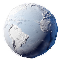 Image showing Snow Planet Earth