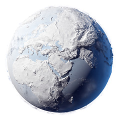 Image showing Snow Planet Earth