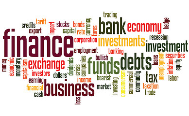 Image showing finance background