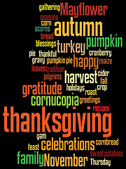 Image showing happy thanksgiving