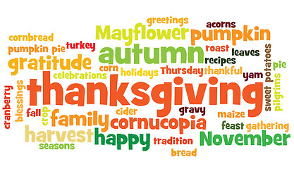 Image showing happy thanksgiving