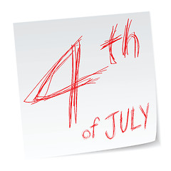 Image showing 4th of july