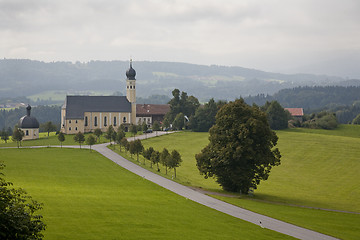 Image showing Austrian church at summer