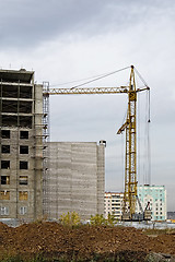 Image showing Building crane