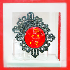 Image showing Red gem