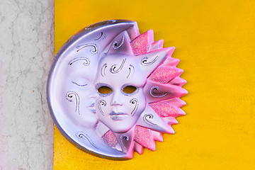 Image showing Pink mask