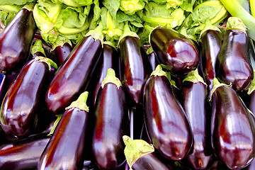 Image showing Eggplant market
