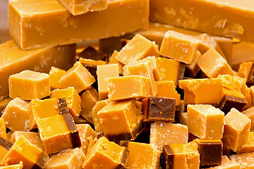 Image showing Caramel fudge