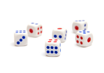 Image showing Six dices 