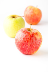 Image showing Apples on white