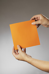 Image showing Orange square