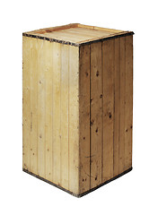 Image showing Old wooden crate