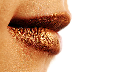 Image showing bright lips