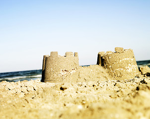 Image showing Sand castle