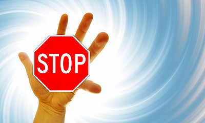 Image showing Stop sign