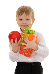 Image showing child with gift