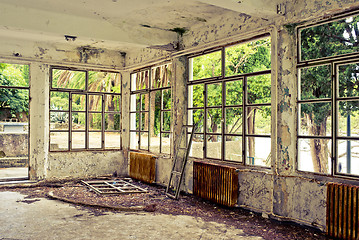 Image showing Interior abandoned home